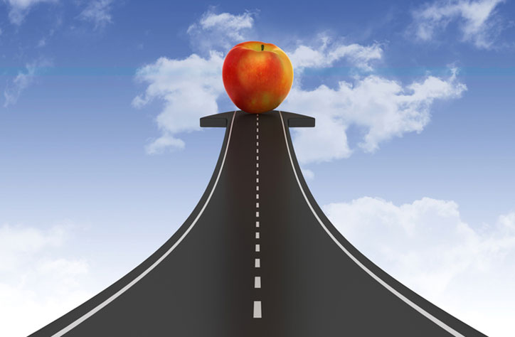apple at end of the road